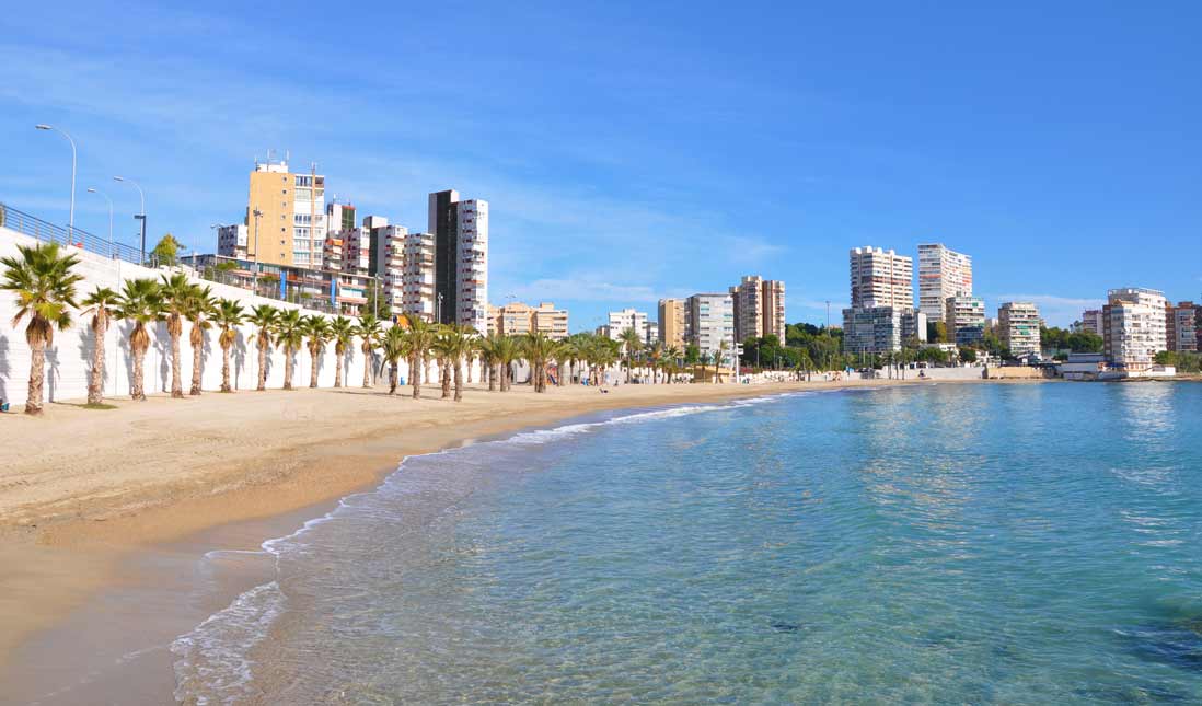 Playa Albufereta de Alicante - Playas de la Costa Blanca