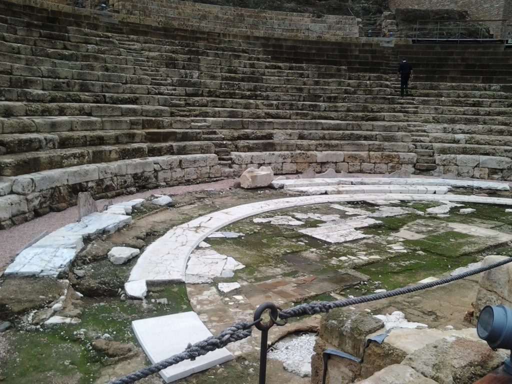 Vista del Teatro Romano de Málaga